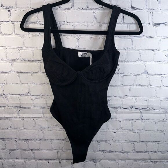 🖤 Black Tiger Mist Shadow Bodysuit - Size XS 🖤 - Picture 1 of 6